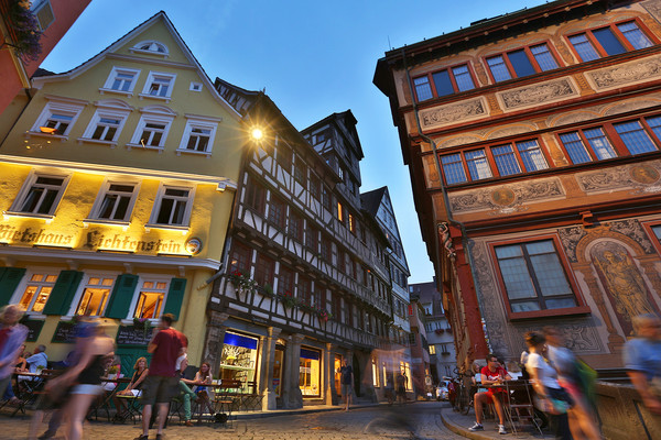 Marktplatz Tübingen Sommernacht