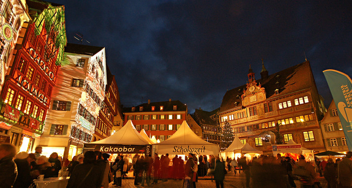 ChocolART Marktplatz mit Rathaus